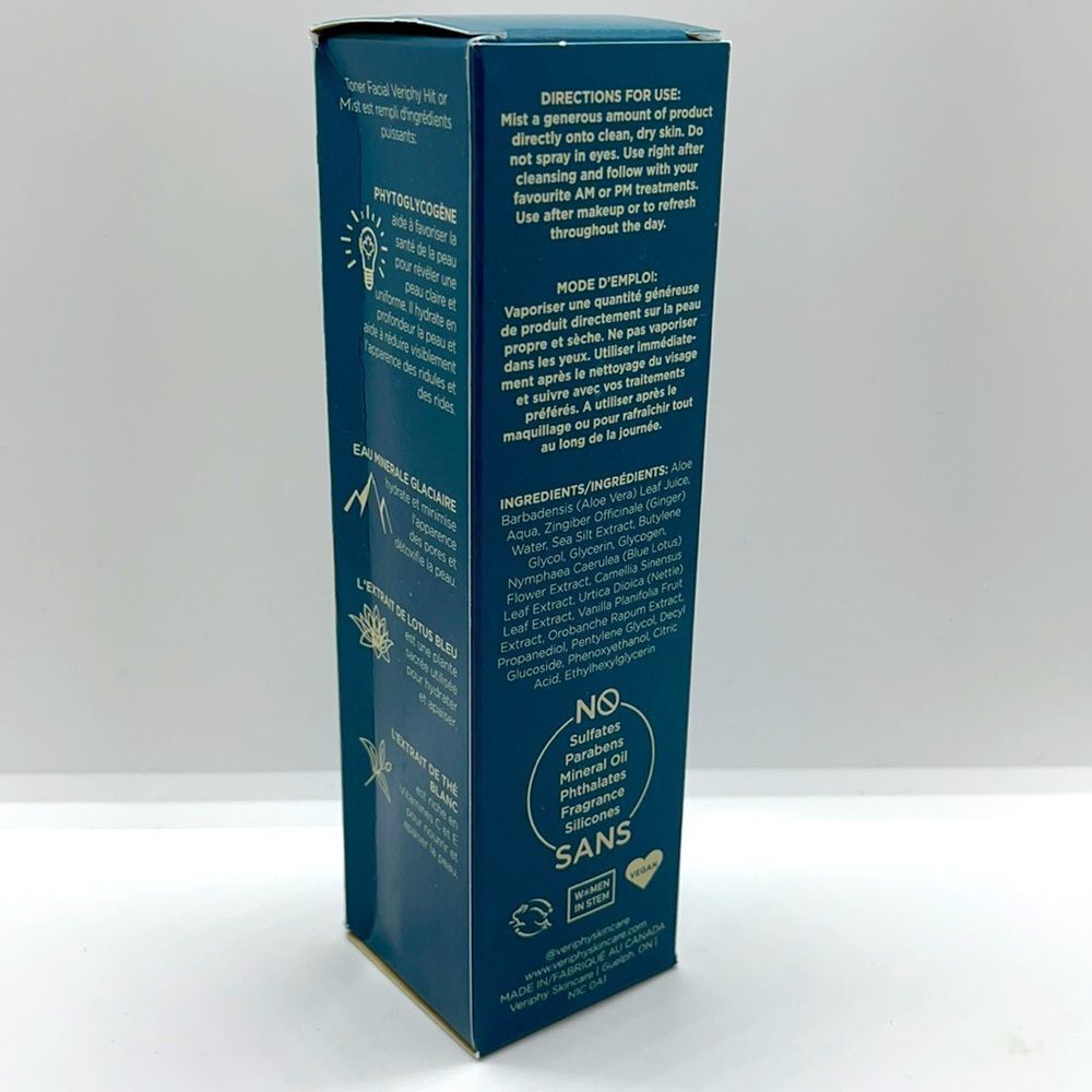 NIB Veriphy Skincare Hit or Mist Facial Toner - Picture 3 of 3